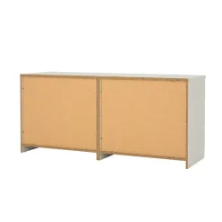 Hioshop Noulan commode 6 lades witte essenhout decor Online