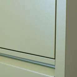 Hioshop Pisa schoenenkast groen metaal met 10 vakken Clearance