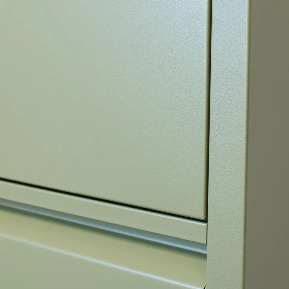 Hioshop Pisa schoenenkast groen metaal met 10 vakken Clearance