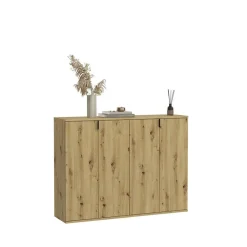 Hioshop ProjektX kommode 2+2 deuren 4 deuren eiken decor