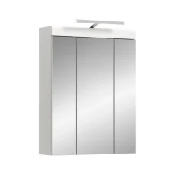 Merkloos Hioshop Scout spiegelkast inclusief verlichting 2 deuren- 3 spiegeldeuren- 3 Clearance