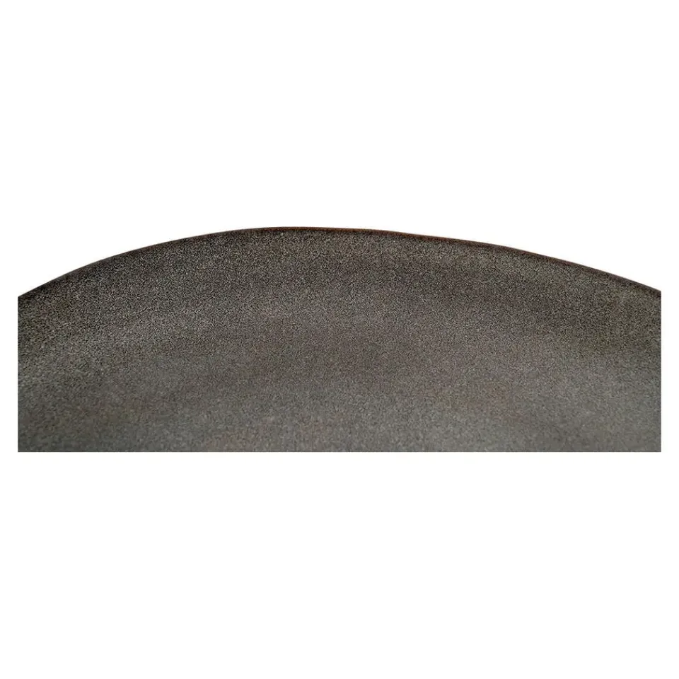 Hioshop Selma Dinerdbord keramiek set van 4 grijs- bruin Hot