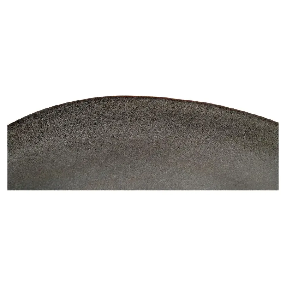 Hioshop Selma Dinerdbord keramiek set van 4 grijs- bruin Hot