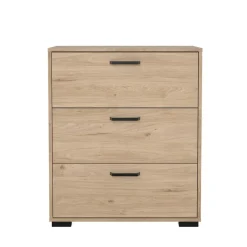 Hioshop Sofia ladekast 3 lades eikdecor