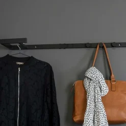 Hioshop Trento kapstok zwart Outlet