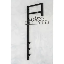 Hioshop Trento kapstok zwart Outlet