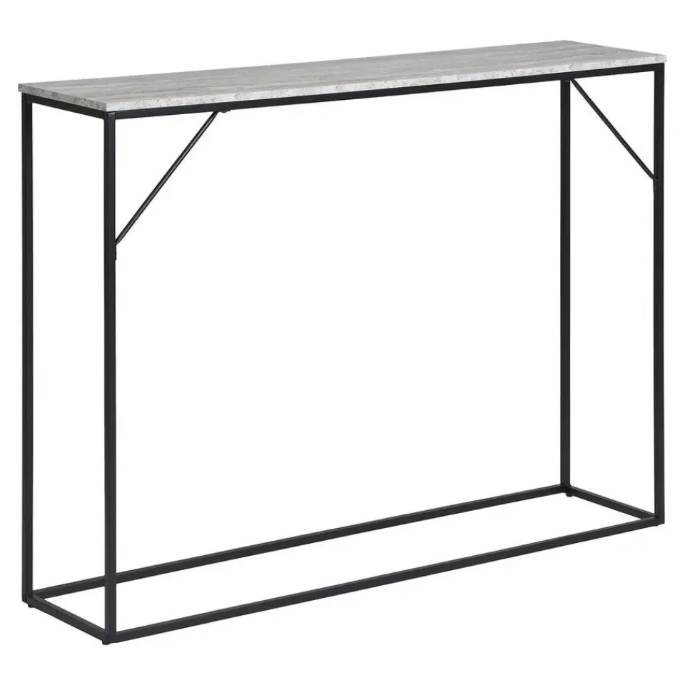 Hioshop Vita sidetable 1 plank travertin decor Best