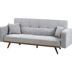 Leen Bakker HJULBY - Driezitsbank - Donkergrijs - Polyester Clearance