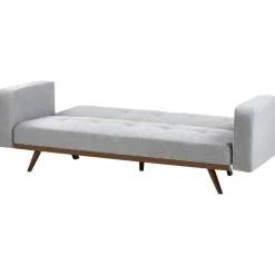 Leen Bakker HJULBY - Driezitsbank - Donkergrijs - Polyester Clearance