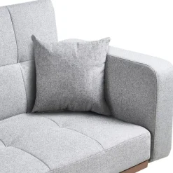 Leen Bakker HJULBY - Driezitsbank - Donkergrijs - Polyester Clearance