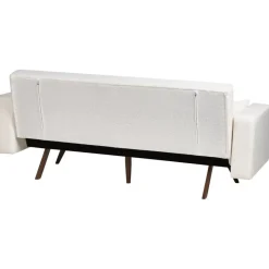 Leen Bakker HJULBY - Driezitsbank - Gebroken wit - Bouclé Clearance