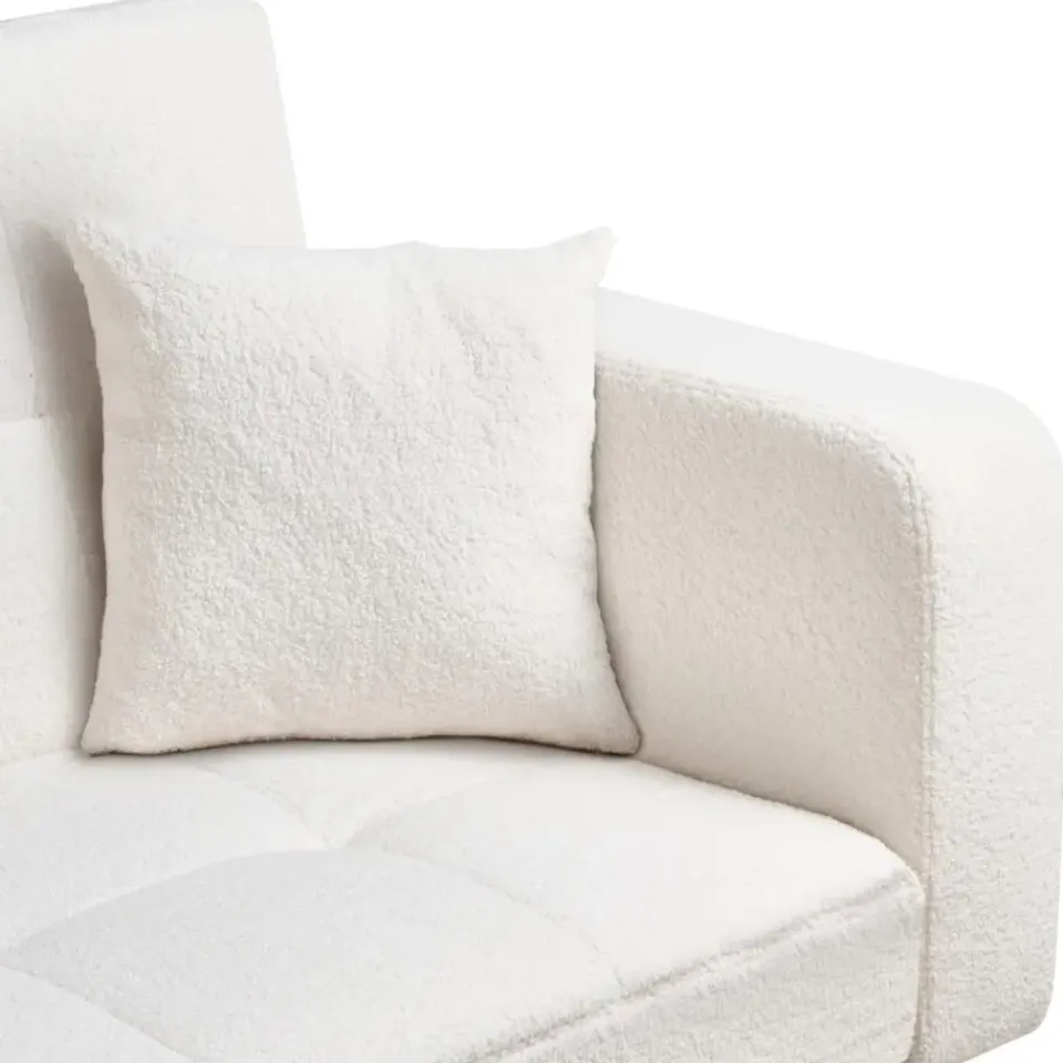 Leen Bakker HJULBY - Driezitsbank - Gebroken wit - Bouclé Clearance