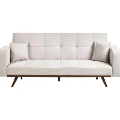 Leen Bakker HJULBY - Driezitsbank - Lichtbeige - Polyester New