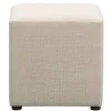 Leen Bakker Hocker Nando - beige - 45x45x45 cm