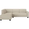 Leen Bakker Hoekbank Aberdeen links - Kansas - crème