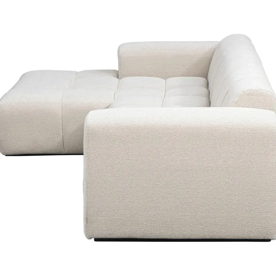 Leen Bakker Hoekbank Beau links - Raven - beige Discount