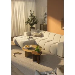 Leen Bakker Hoekbank Beau links - Raven - beige Discount