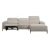 Leen Bakker Hoekbank Dave rechts - elektrisch verstelbaar - lichtgrijs Outlet