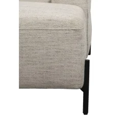 Leen Bakker Hoekbank Dave rechts - elektrisch verstelbaar - lichtgrijs Outlet