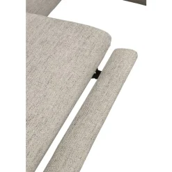 Leen Bakker Hoekbank Dave rechts - elektrisch verstelbaar - lichtgrijs Outlet