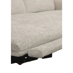 Leen Bakker Hoekbank Dave rechts - elektrisch verstelbaar - lichtgrijs Outlet