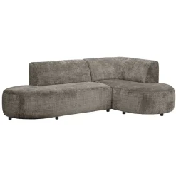 Leen Bakker Hoekbank Luna rechts - stof Cremona - taupe Clearance