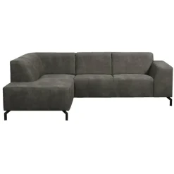 Leen Bakker Hoekbank Noud links - antraciet Discount