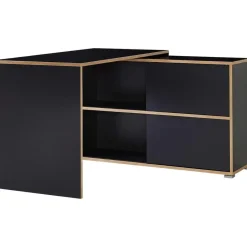 Germania Hoekbureau Tyson 120x120 cm - antraciet/eik New