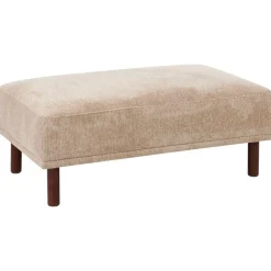 Leen Bakker HOLT - Ottomaan - Beige - Polyester Hot