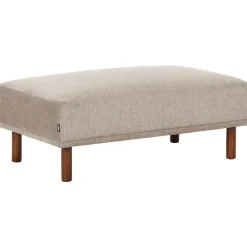 Leen Bakker HOLT - Ottomaan - Taupe - Polyester Sale