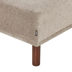 Leen Bakker HOLT - Ottomaan - Taupe - Polyester Sale