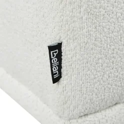 Leen Bakker HOLT - Ottomaan - Wit - Bouclé New