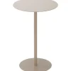 Home & Styling Bijzettafel Lugano - beige - D35x H53 cm - metaal New