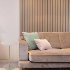 Home & Styling Bijzettafel Lugano - beige - D35x H53 cm - metaal New