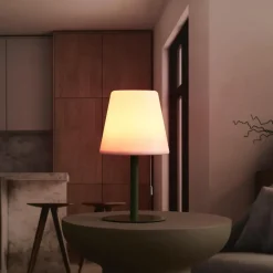 The Home Deco Factory Home Deco Company Tafellamp - LED - kunststof - kleurenlamp -30cm Online