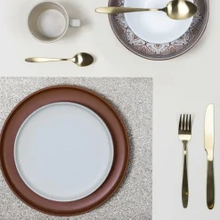 The Home Deco Factory Home Deco Factory Bestekset - 16 delig - koper - RVS - 4 personen