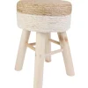 The Home Deco Factory Home Deco Factory Bijzet kruk Mirage - Ibiza/boho - dennenhout Hot