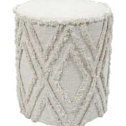 The Home Deco Factory Home Deco Factory Bijzet poef Berber Mirage - MDF - 37 x 41 cm Online