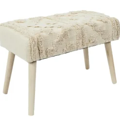 The Home Deco Factory Home Deco Factory Bijzet krukje Berber Mirage - hout - 60 x 40 cm Discount