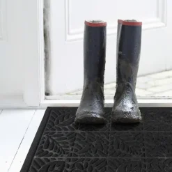 The Home Deco Factory Home deco factory Deurmat - anti slip - zwart - 40 x 60 cm Online