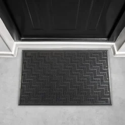 The Home Deco Factory Home deco factory Deurmat - anti slip - zwart - 40 x 60 cm Online