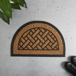 The Home Deco Factory Home deco factory Deurmat Madrid - half rond - 40 x 60 cm Hot