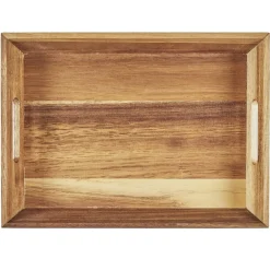 The Home Deco Factory Home Deco Factory dienblad van Acacia - 32 x 23 x 5 cm - bruin Best