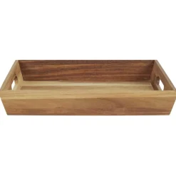 The Home Deco Factory Home Deco Factory dienblad van Acacia - 32 x 23 x 5 cm - bruin Best