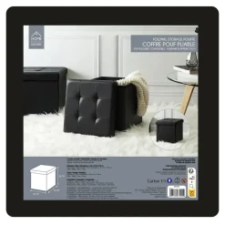 The Home Deco Factory Home Deco Factory Hocker/poef Essestiel - opvouwbaar - 76 x 37 cm New