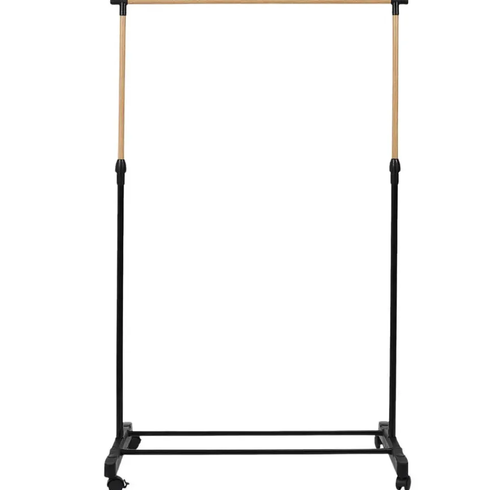 Leen Bakker Home Deco Factory kledingrek - verstelbaar - zwart - 160 cm Hot