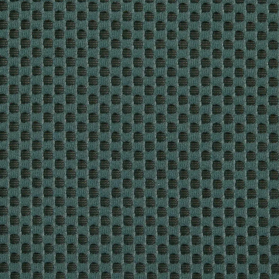 The Home Deco Factory Home Deco Factory Poef/krukje - boucle - petrol - D37 x H44 cm Online