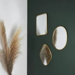 The Home Deco Factory Home Deco Factory Spiegel Carre - rechthoek - goud - L25 x B34 cm Sale