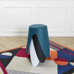 The Home Deco Factory Home Deco Factory zit kruk - kunststof - zwart - 30 x 46 cm Online