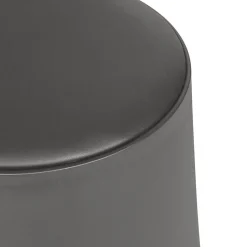 The Home Deco Factory Home Deco Factory zit kruk - kunststof - antraciet - 30 x 46 cm Sale